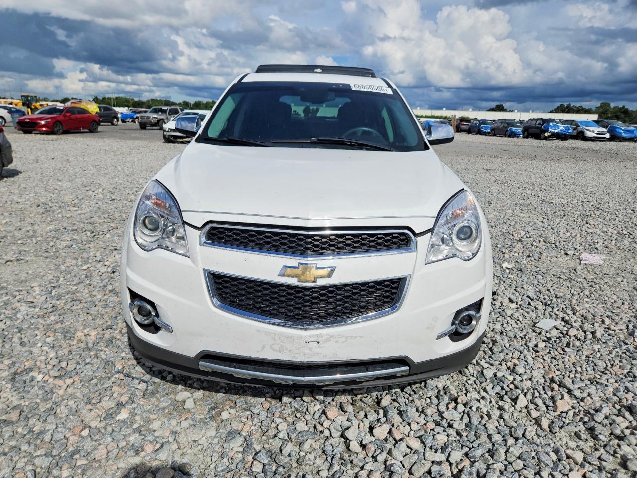 2013 Chevrolet Equinox Ltz White vin: 2GNALFEK2D6244536