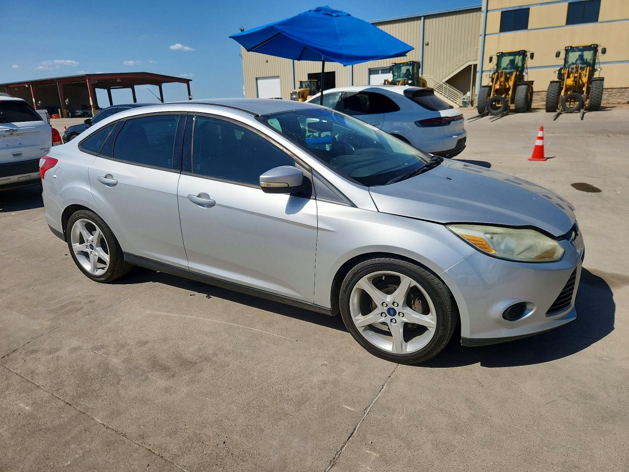 2013 Ford Focus Se Silver vin: 1FADP3F27DL115616