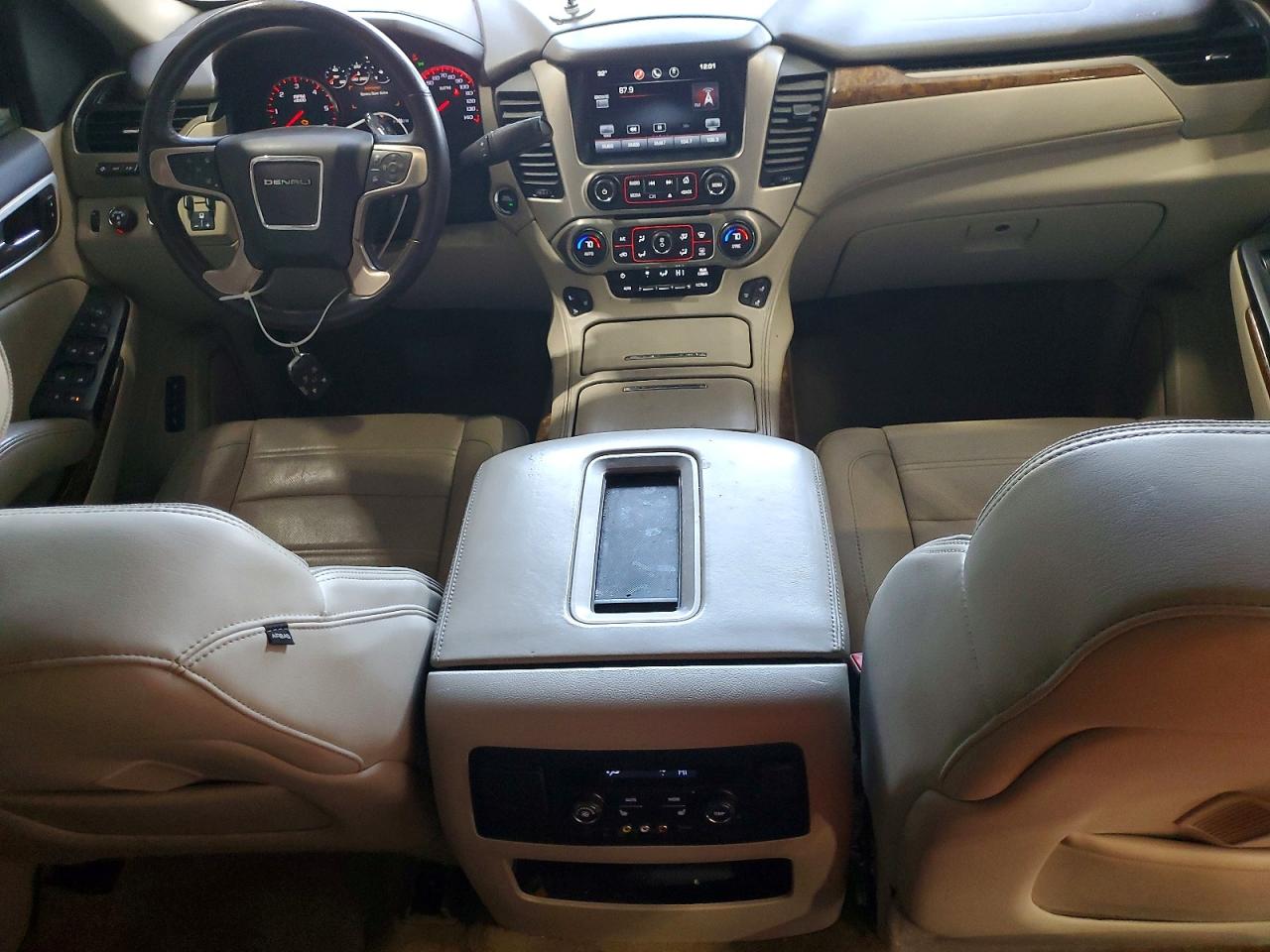2015 Gmc Yukon Xl Denali White vin: 1GKS2JKJ1FR142994