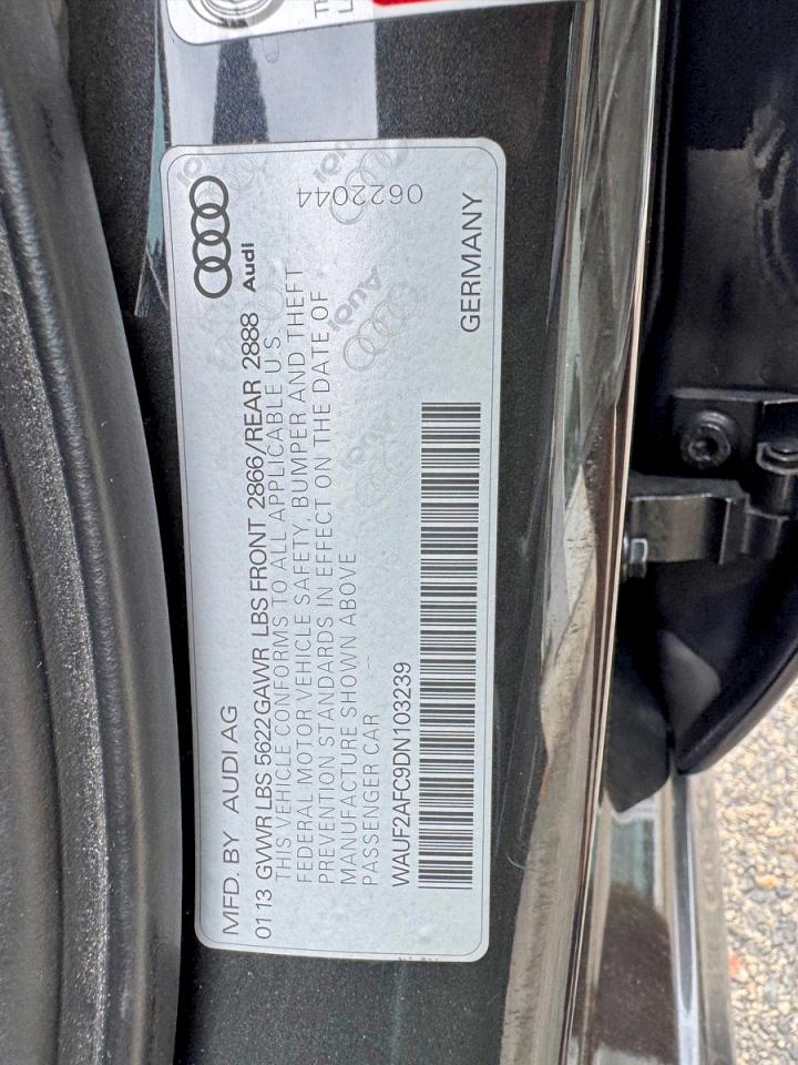 2013 Audi S6 Gray vin: WAUF2AFC9DN103239