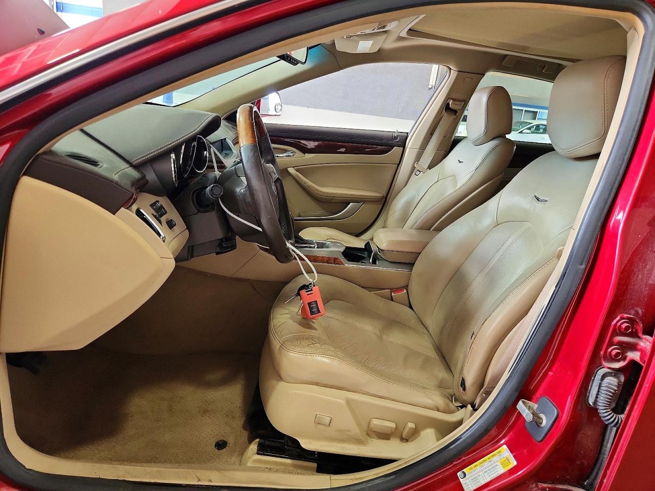 2009 Cadillac Cts Red vin: 1G6DF577690141378