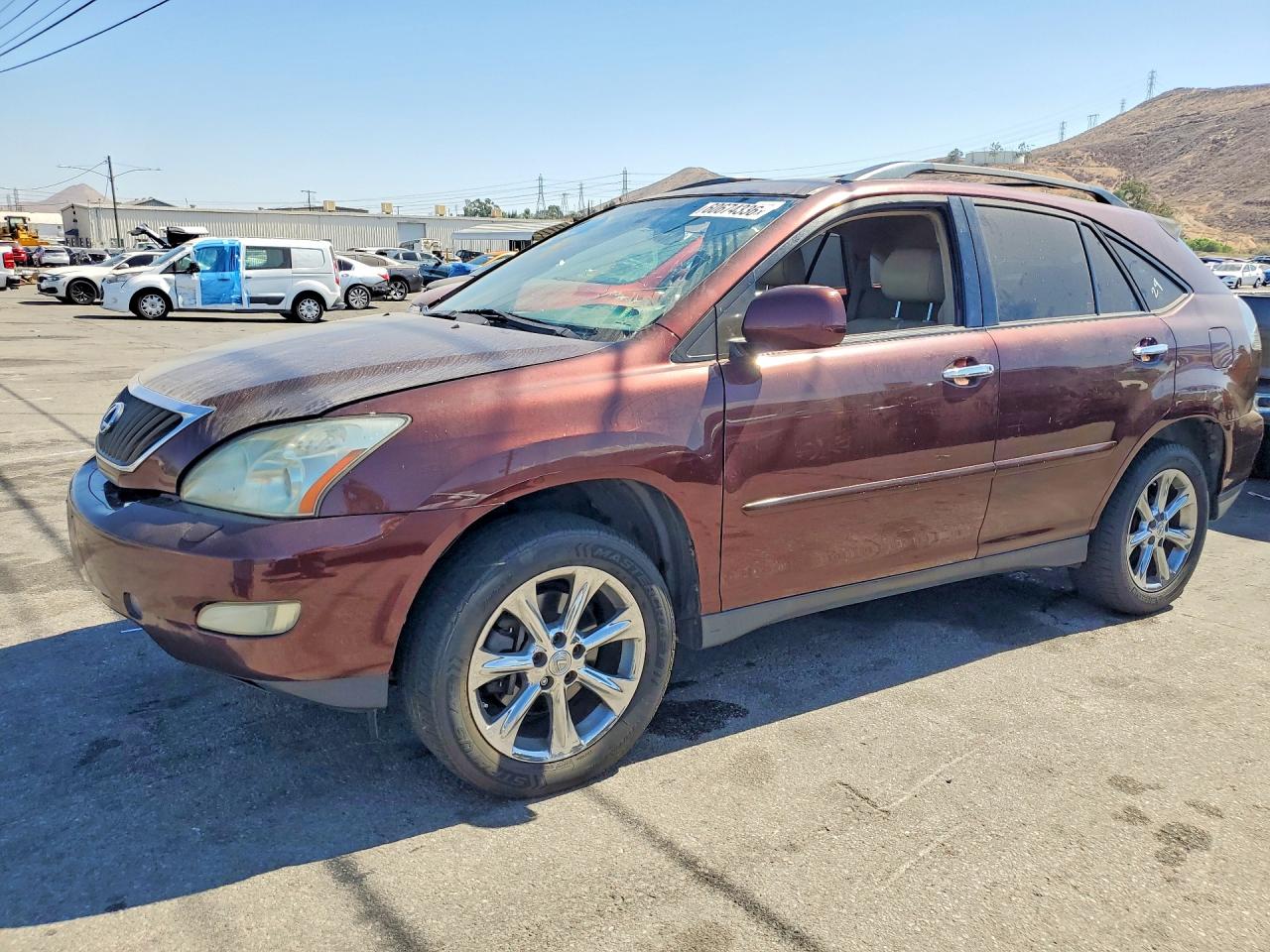 2009 Lexus Rx 350 Burgundy vin: JTJGK31U790016024