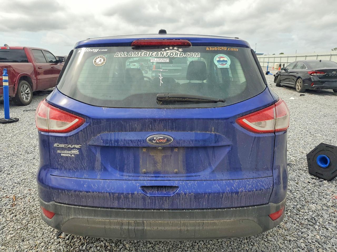 2016 Ford Escape S Blue vin: 1FMCU0F74GUC05423