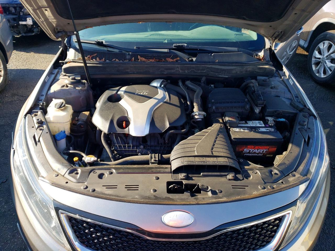 2014 Kia Optima Sx Gray vin: 5XXGR4A60EG305406