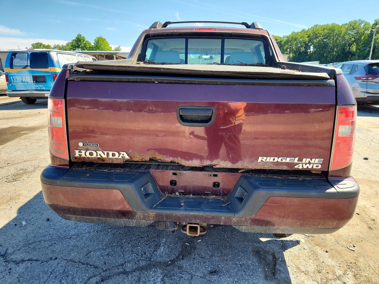 2010 Honda Ridgeline Rt Maroon vin: 5FPYK1F27AB004309