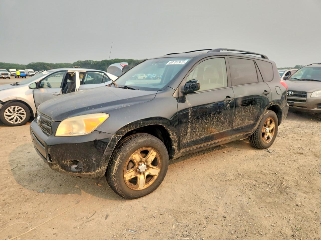2008 Toyota Rav4 Base Black vin: JTMBD33V586072603