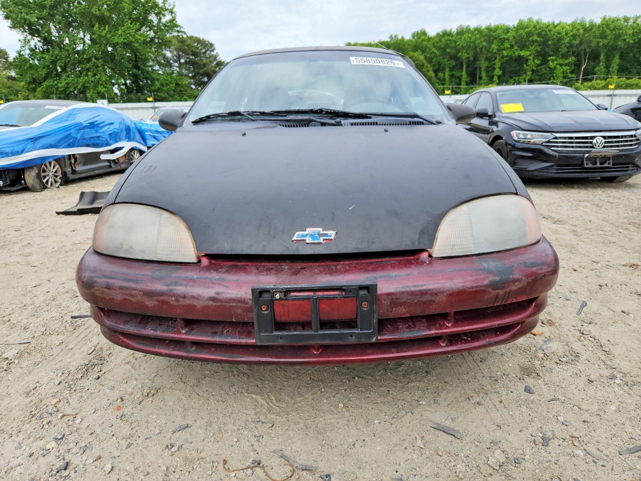 2000 Chevrolet Metro Lsi Бордовый vin: 2C1MR5224Y6721036