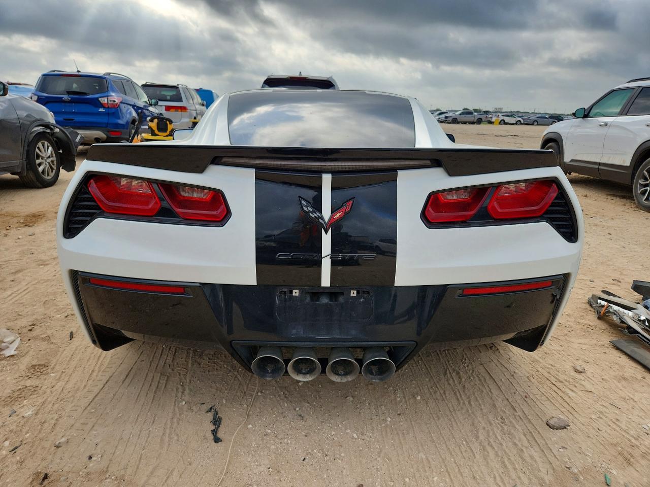 2015 Chevrolet Corvette Stingray Z51 3lt White vin: 1G1YM2D72F5120249
