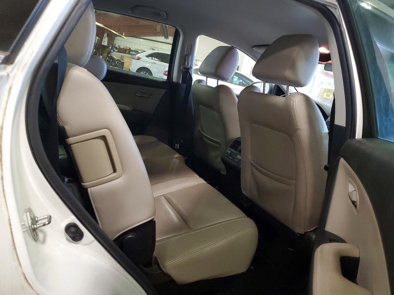 2015 Mazda Cx-9 Touring White vin: JM3TB3CA8F0451433