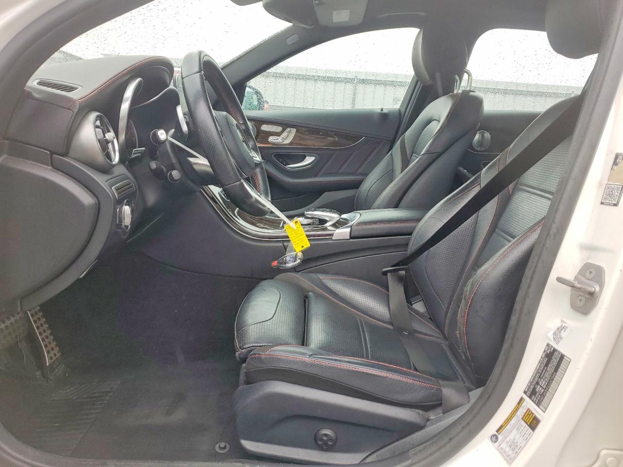 2018 Mercedes-benz C 43 4matic Amg White vin: 55SWF6EB4JU247044