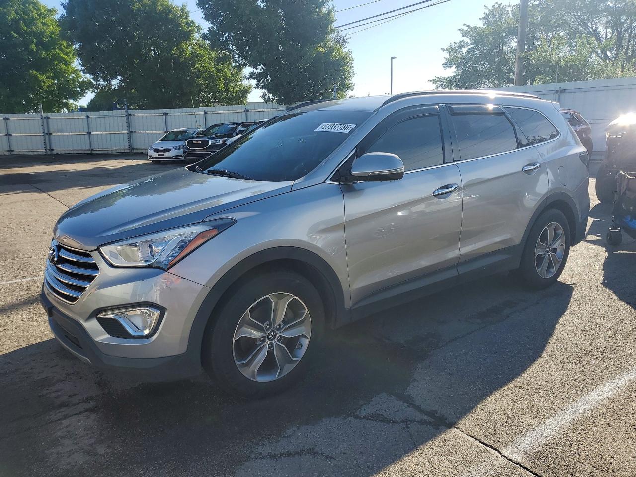 2014 Hyundai Santa Fe Gls Серебряный vin: KM8SNDHF2EU047360