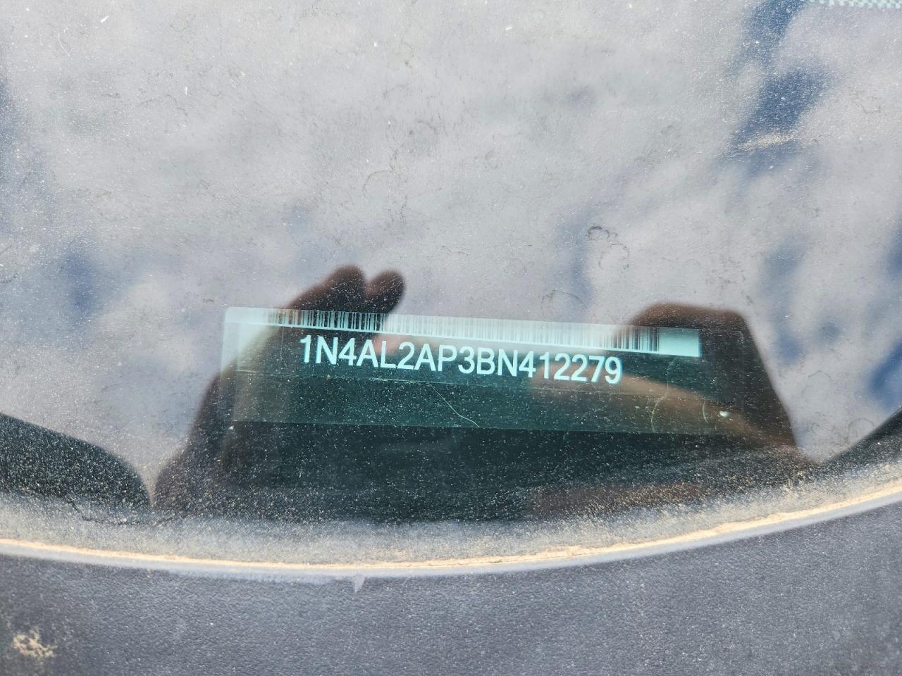 2011 Nissan Altima 2.5 Black vin: 1N4AL2AP3BN412279