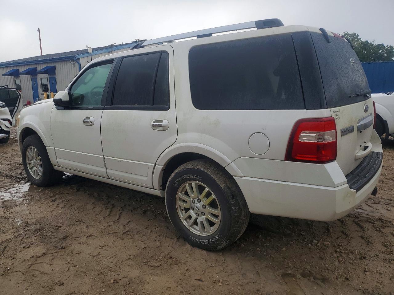 2014 Ford Expedition Limited White vin: 1FMJU1K55EEF01463