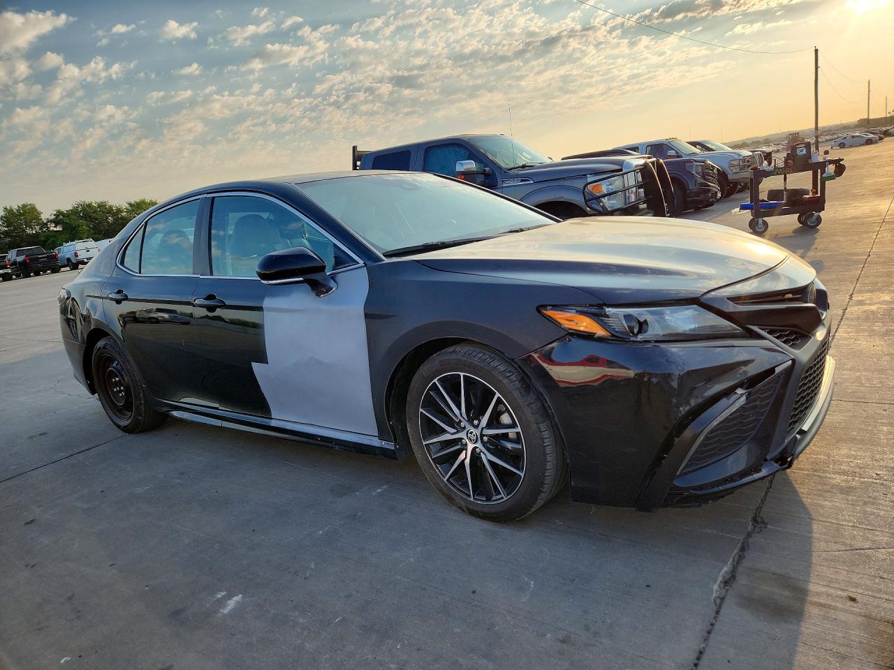 2023 Toyota Camry Se Black vin: 4T1G11AK3PU723566