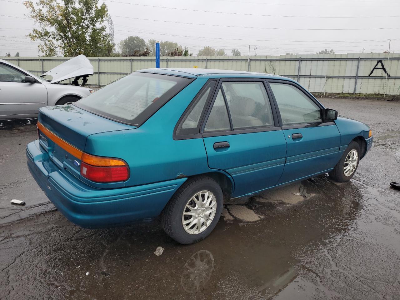 1993 Ford Escort Lx Green vin: 1FAPP14JXPW284026