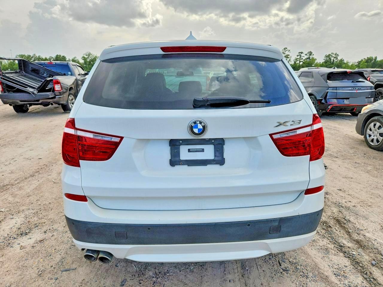 2014 Bmw X3 Xdrive28i White vin: 5UXWX9C50E0D42123