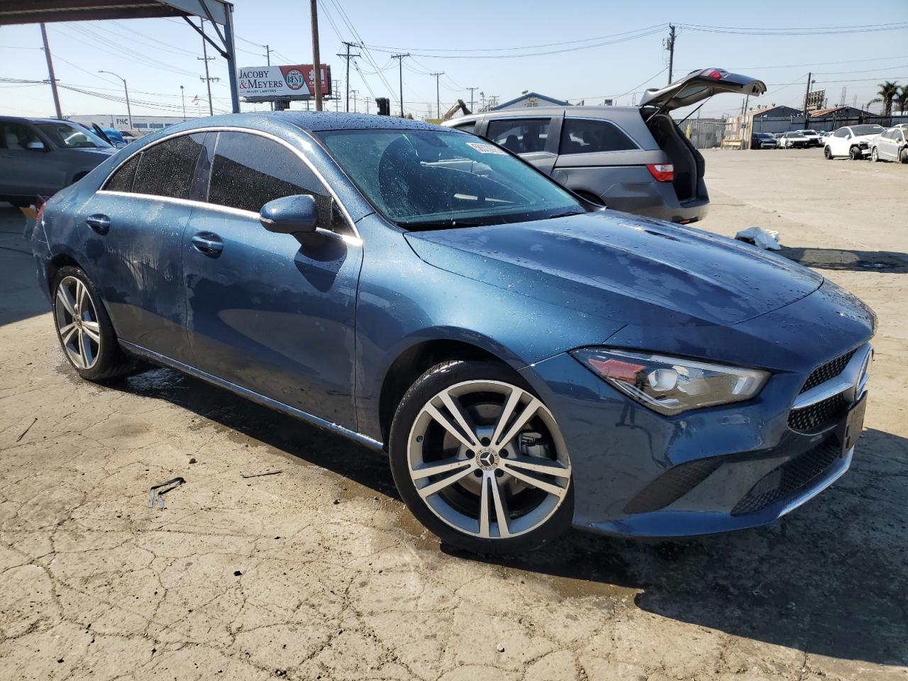 2020 Mercedes-benz Cla 250 Синий vin: WDD5J4GBXLN033800
