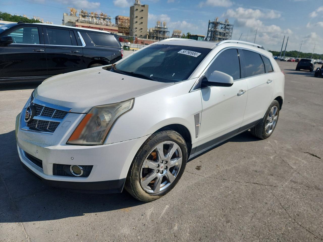 2010 Cadillac Srx Premium Collection White vin: 3GYFNCEY9AS608020