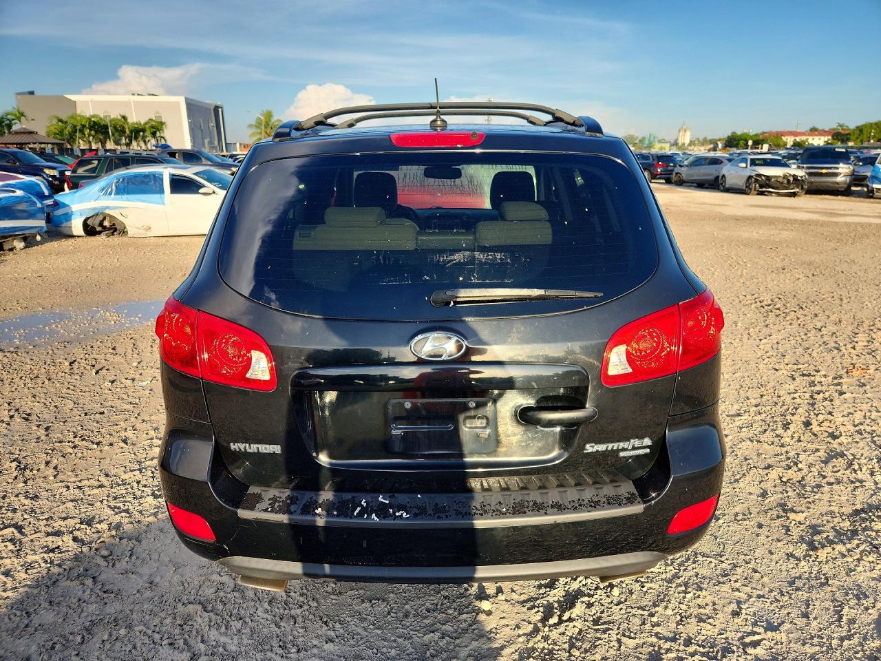 2009 Hyundai Santa Fe Se Черный vin: 5NMSH73E49H287289