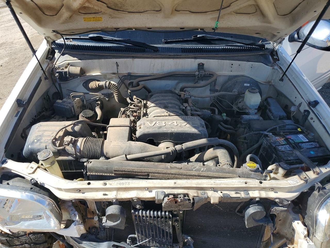 2005 Toyota Tundra Double Cab Sr5 Белый vin: 5TBET34185S481369