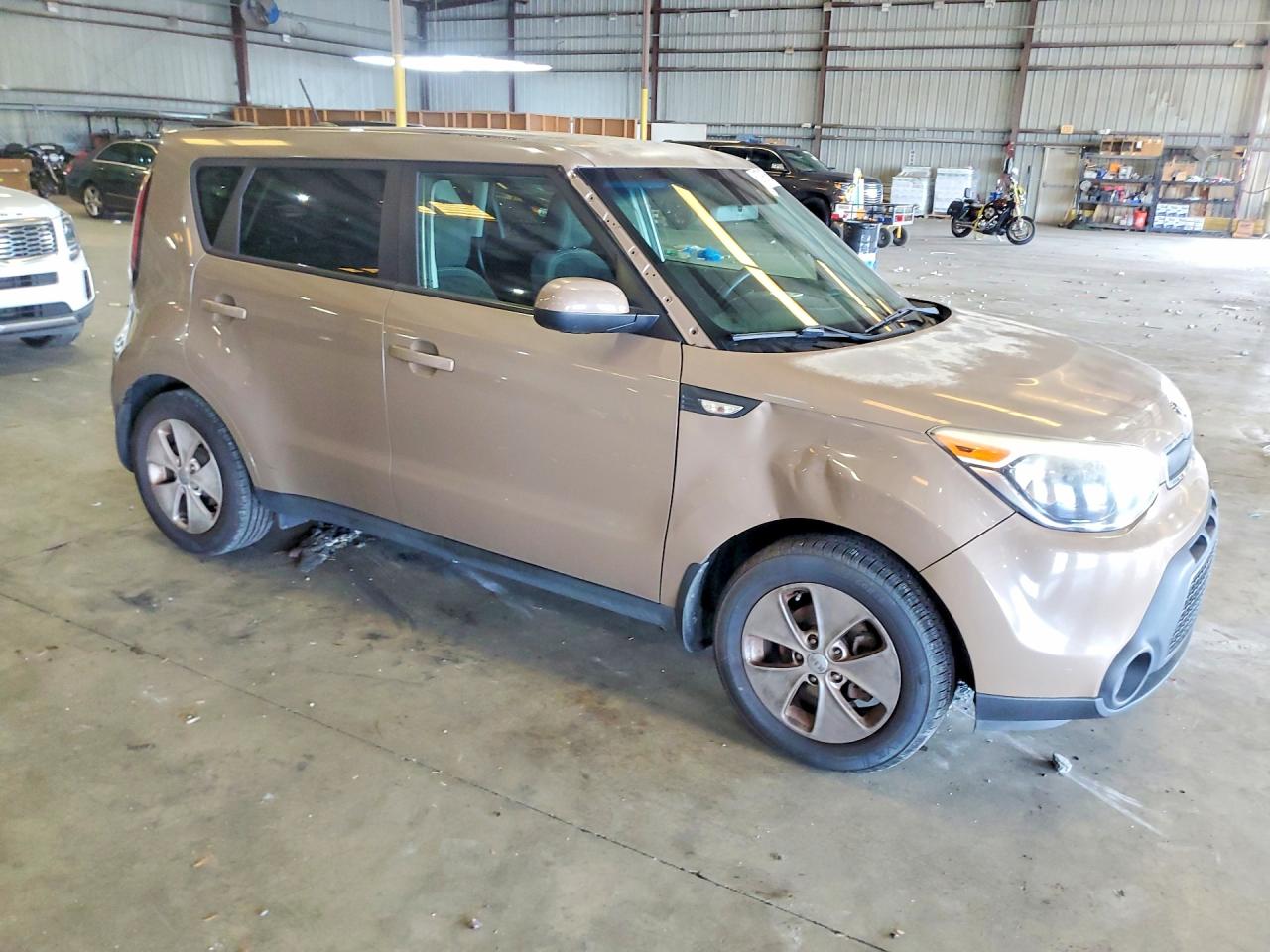 2014 Kia Soul Base Brown vin: KNDJN2A21E7033492