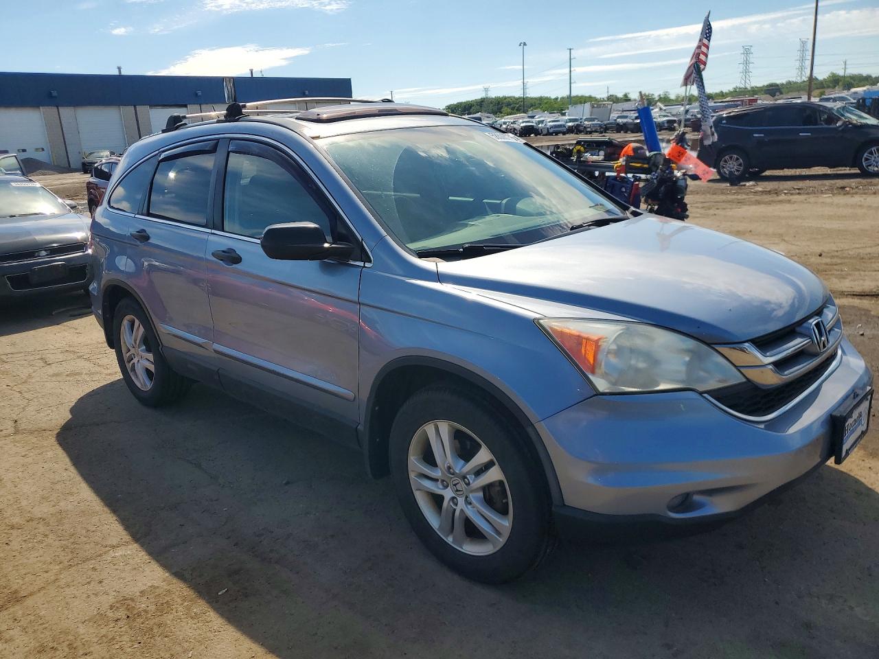 2011 Honda Cr-v Ex Blue vin: 3CZRE3H56BG703119