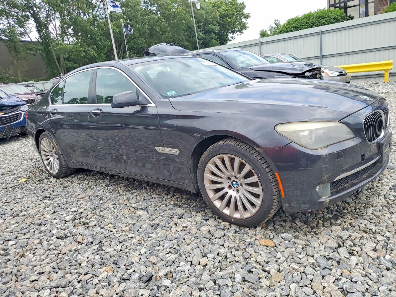 2012 Bmw 750 Xi Gray vin: WBAKC6C56CC396185