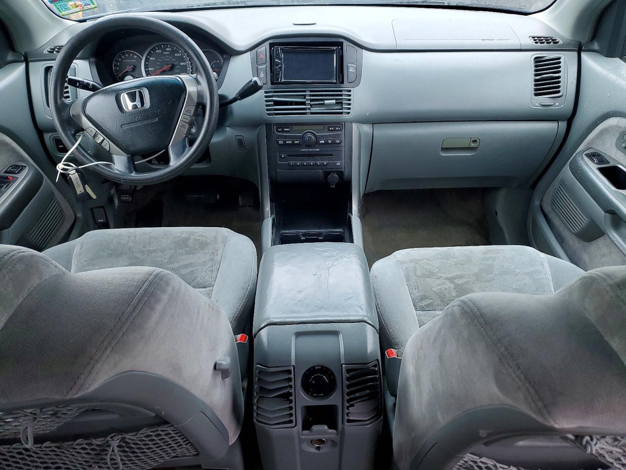 2005 Honda Pilot Ex Gray vin: 5FNYF18465B012791