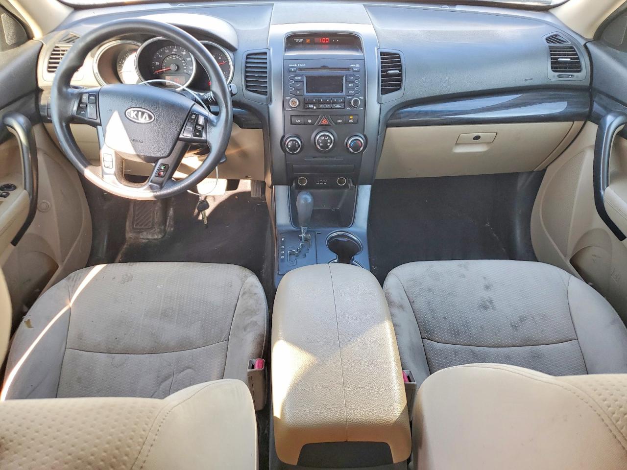 2013 Kia Sorento Lx White vin: 5XYKTDA26DG403455