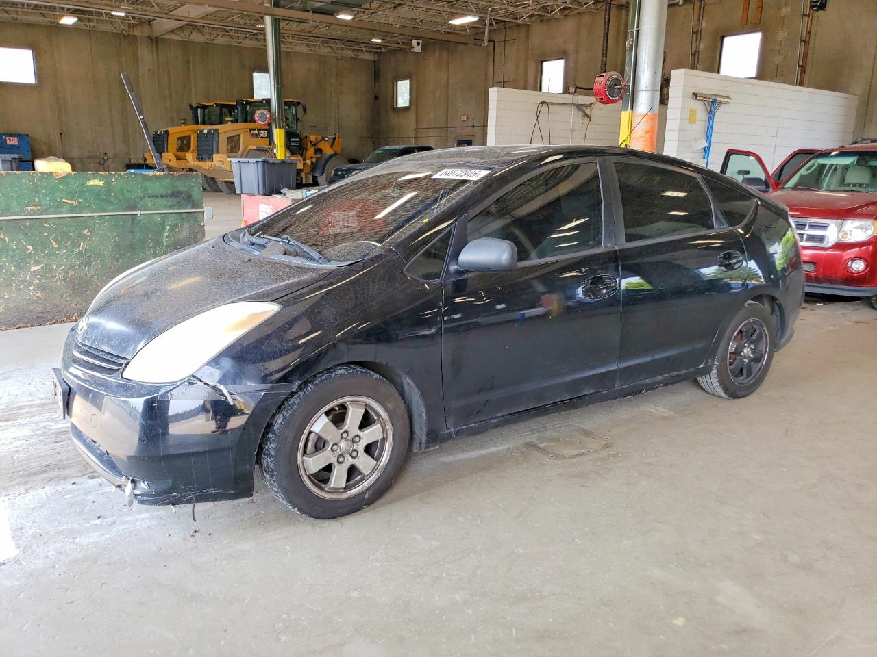 2005 Toyota Prius Base Black vin: JTDKB20U153050235