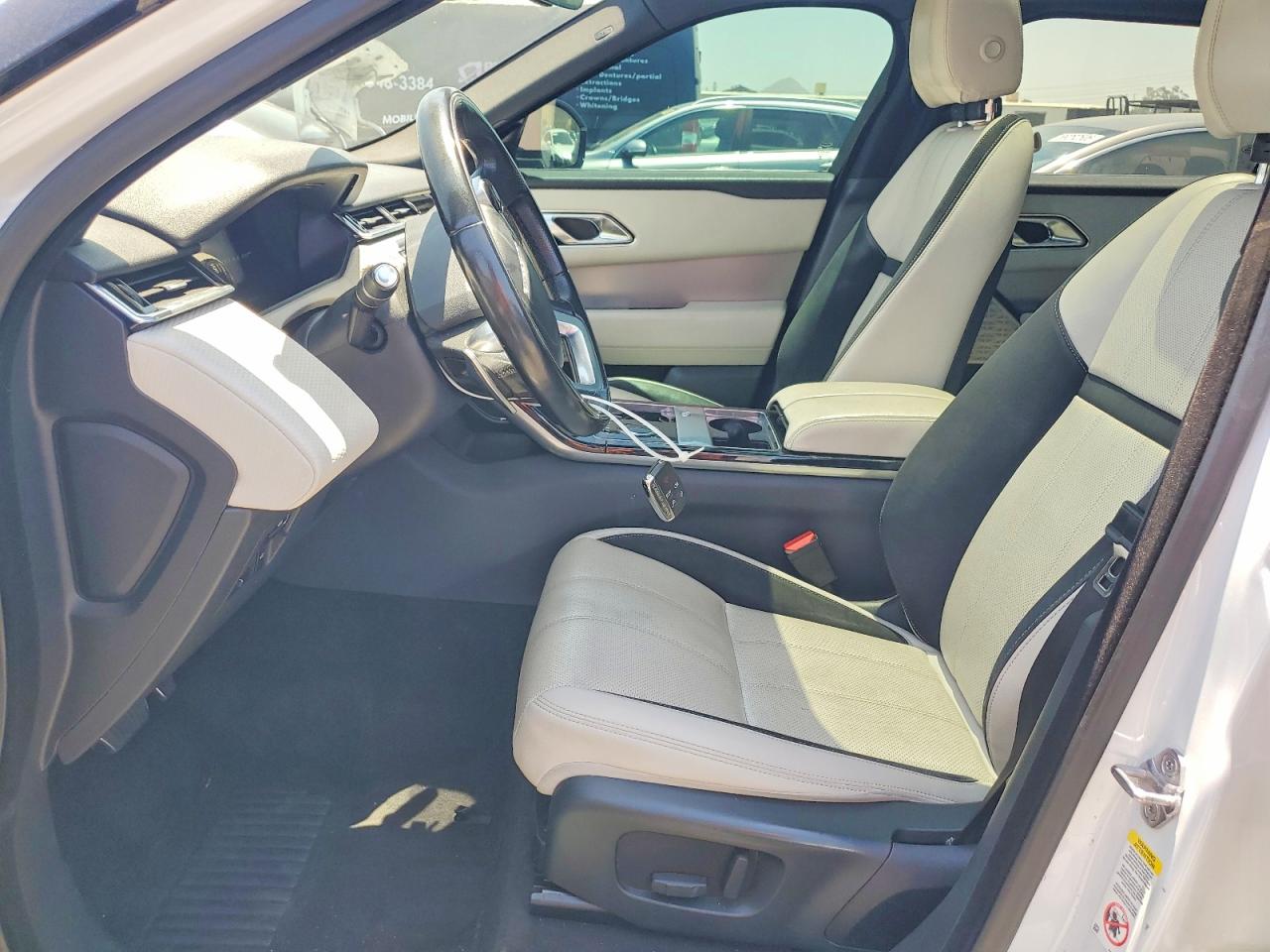 2019 Land Rover Range Rover Velar R-dynamic Se White vin: SALYL2EX6KA793662
