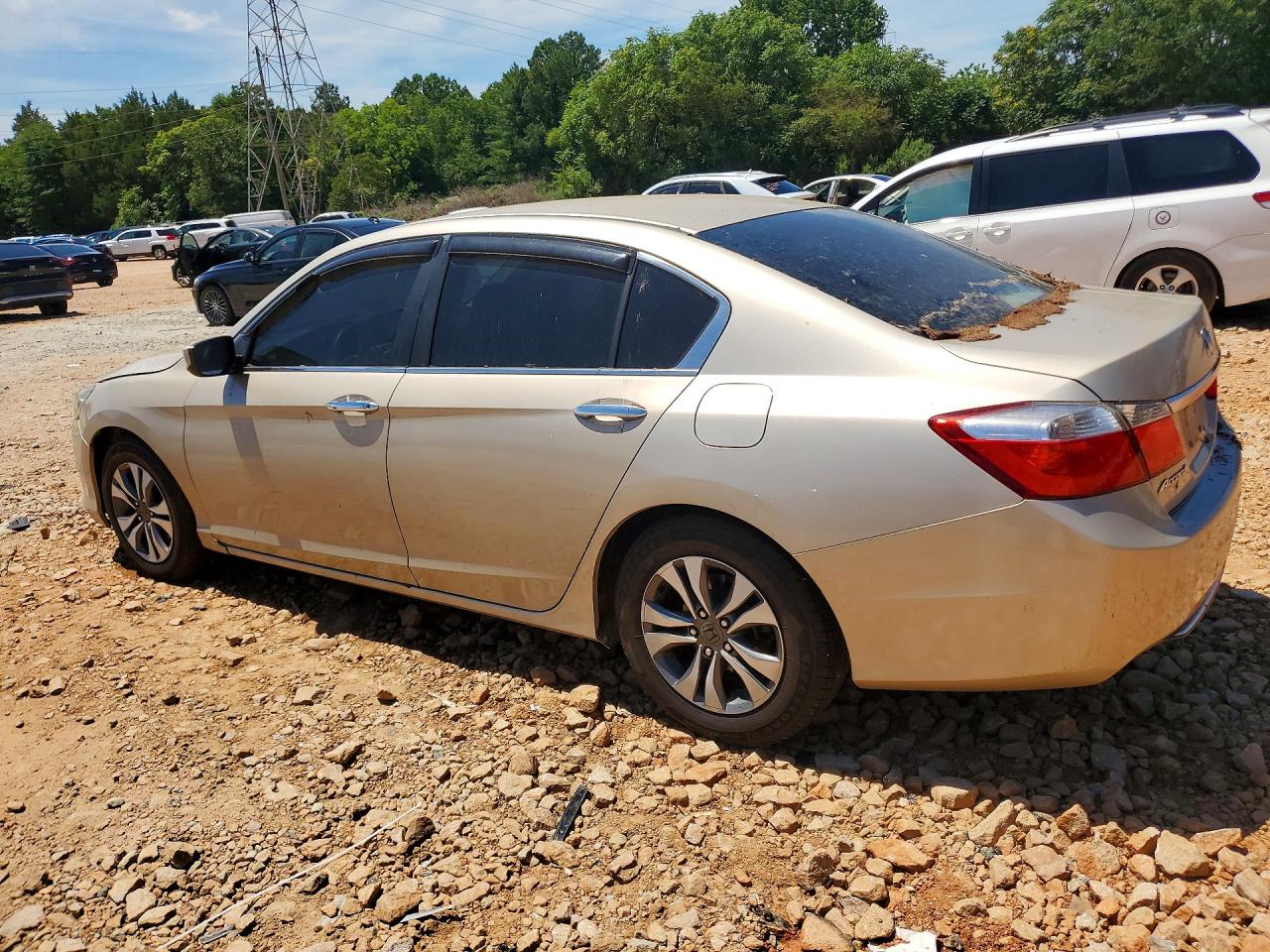 2013 Honda Accord Lx Золотой vin: 1HGCR2F33DA097289