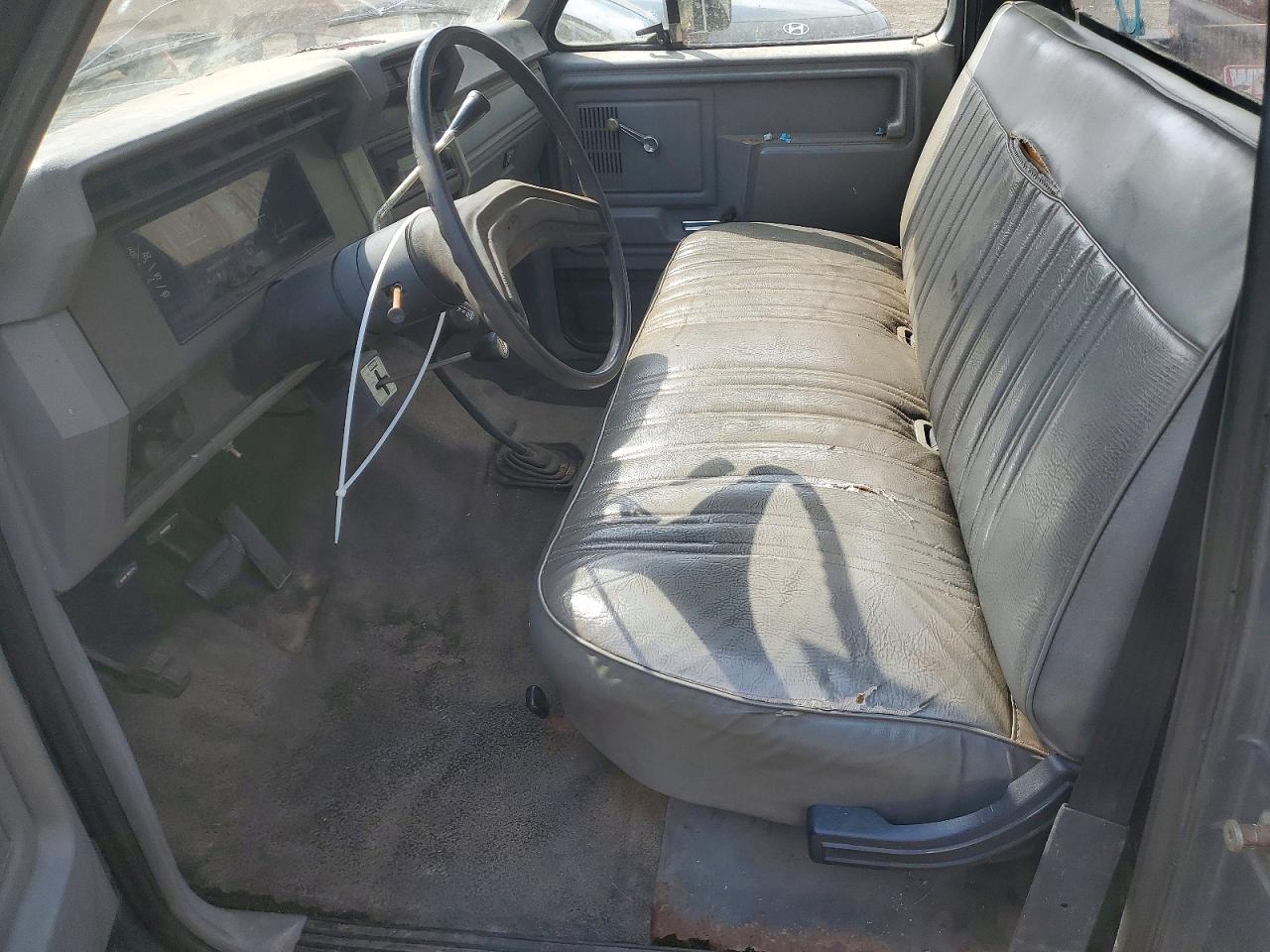 1986 Ford F150 Gray vin: 2FTEF14N9GCB78959
