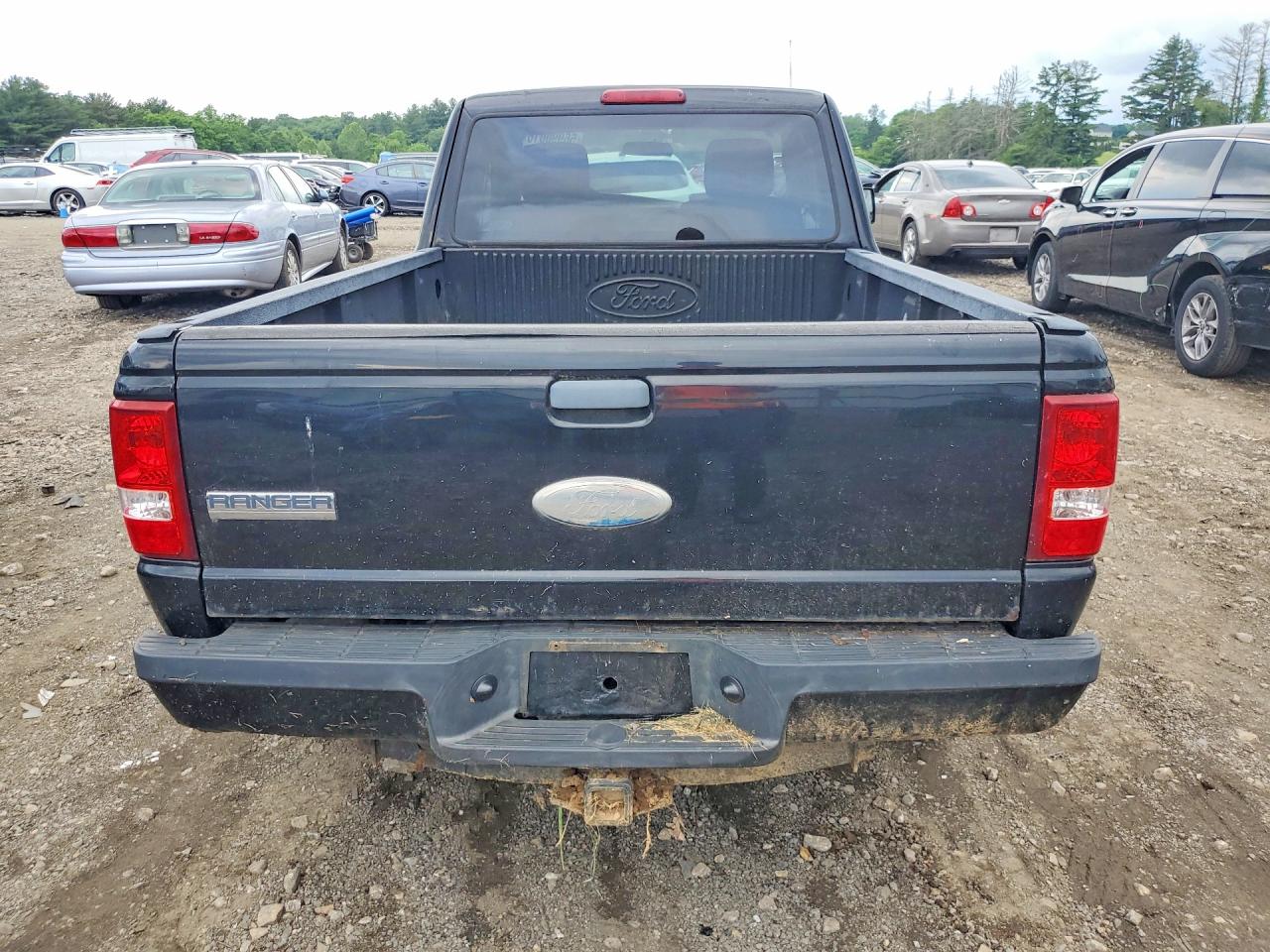 2010 Ford Ranger Super Cab Black vin: 1FTLR4FE5APA09282