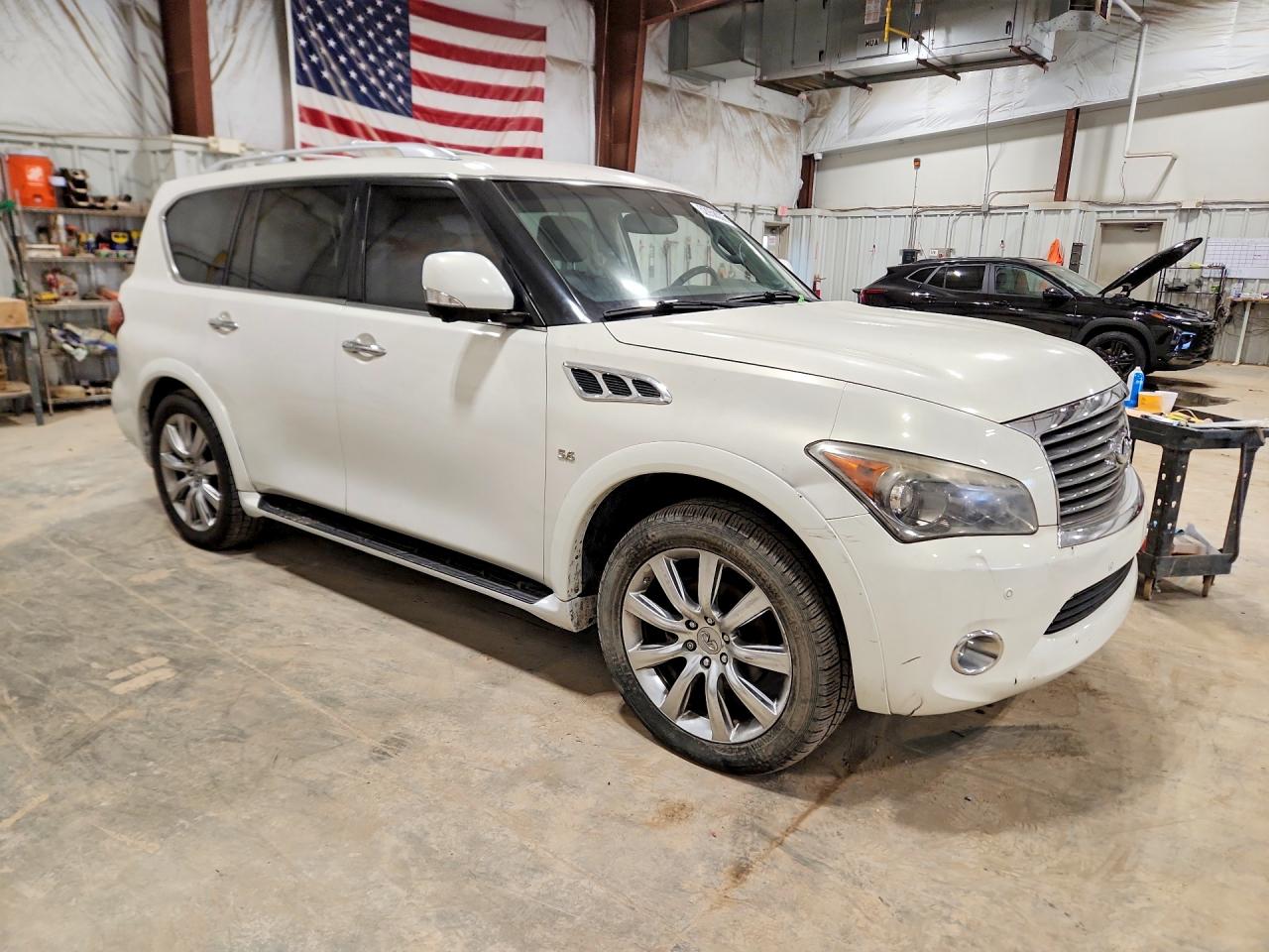 2014 Infiniti Qx80 Base Белый vin: JN8AZ2NC3E9351548