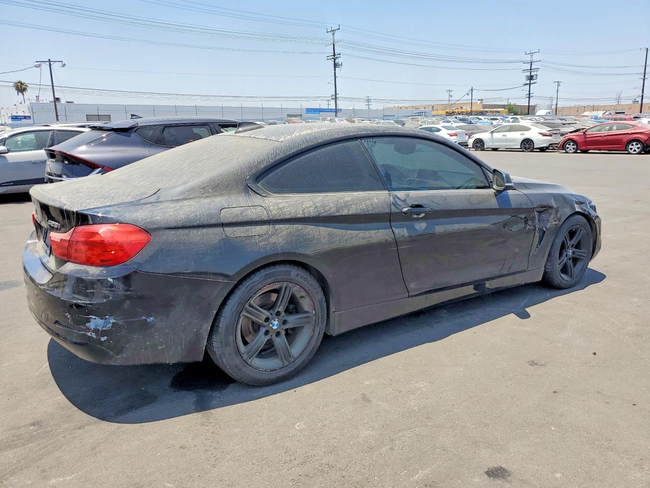 2014 Bmw 428 I Black vin: WBA3N7C52EF718195