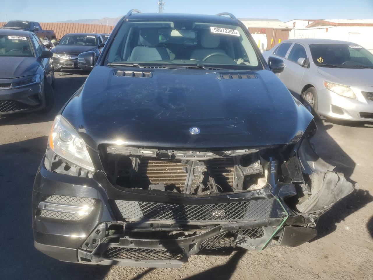 2015 Mercedes-benz Ml 350 4matic Black vin: 4JGDA5HB8FA540681