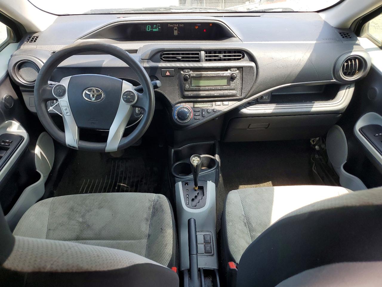 2012 Toyota Prius C One Gray vin: JTDKDTB38C1515123
