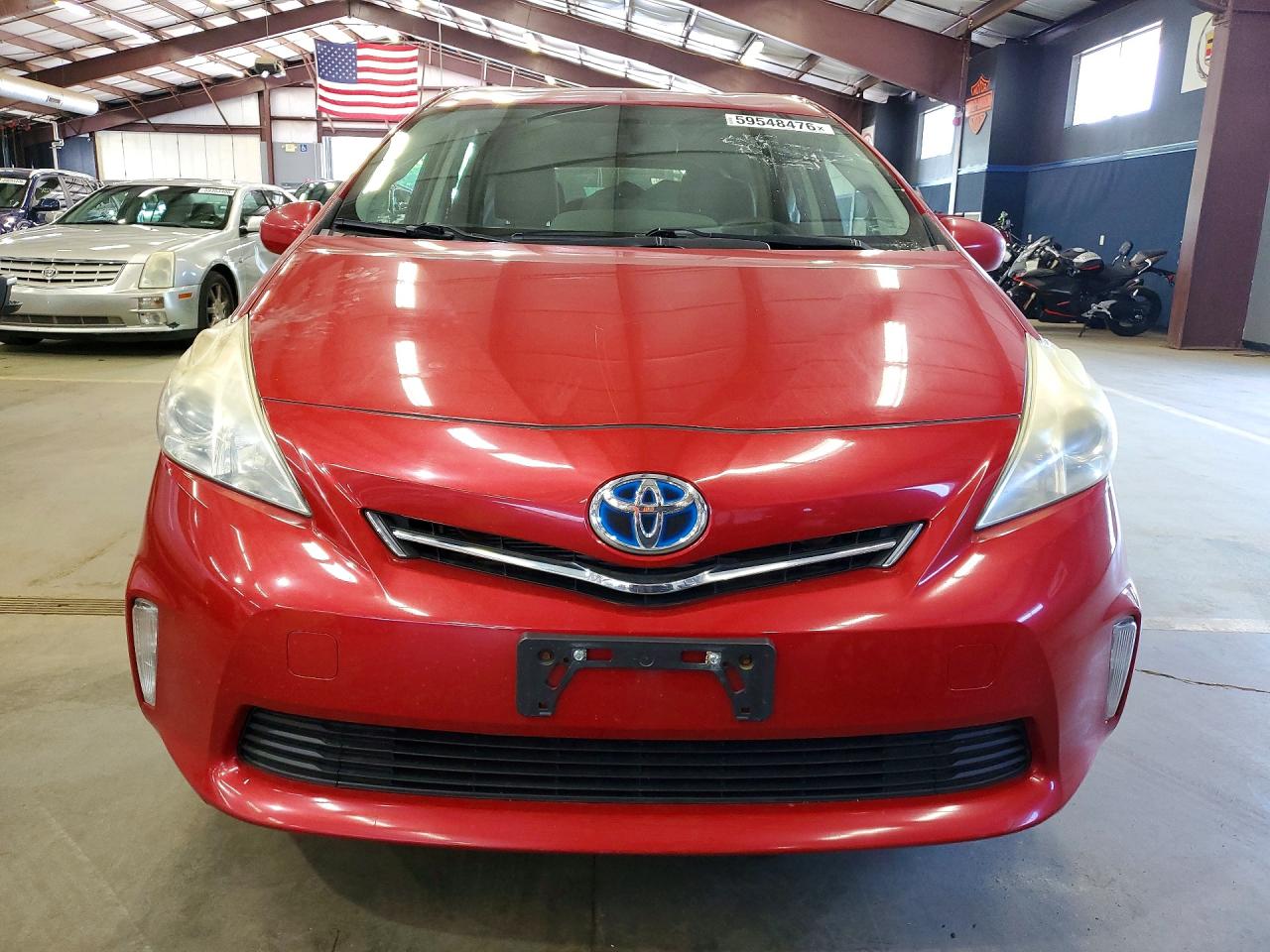 2013 Toyota Prius V Three Red vin: JTDZN3EU4D3190475