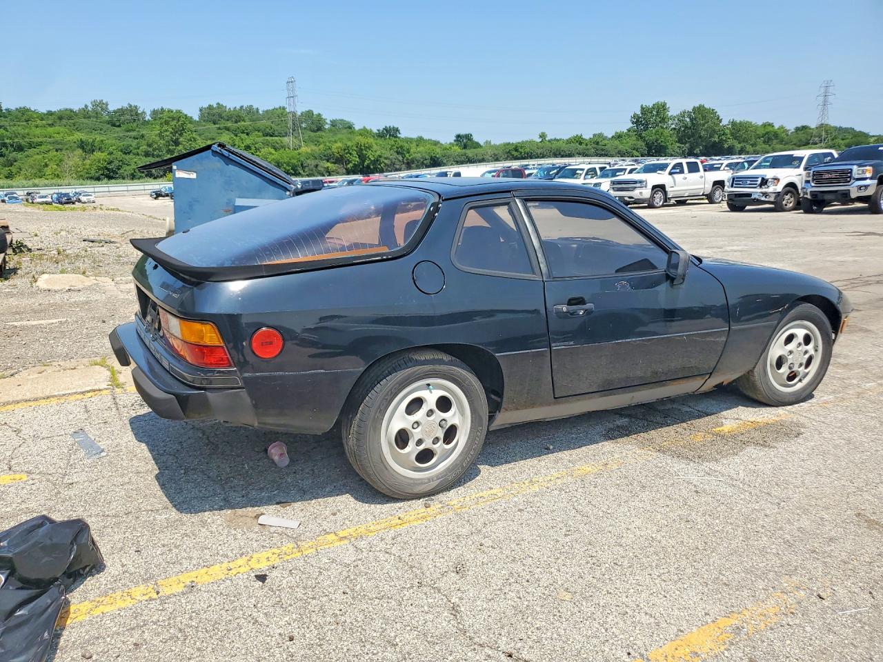 1987 Porsche 924 S Black vin: WP0AA0924HN456779