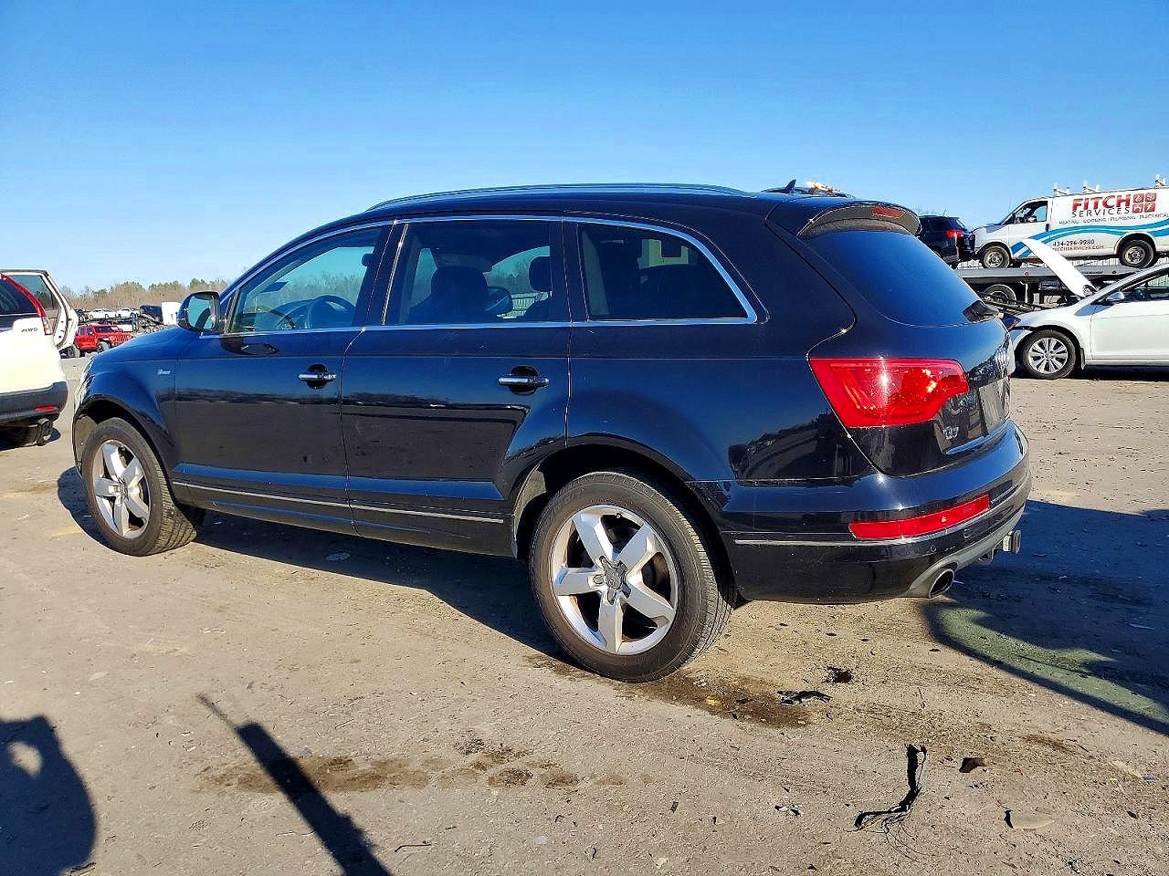 2015 Audi Q7 Premium Plus Black vin: WA1LGAFE6FD010173