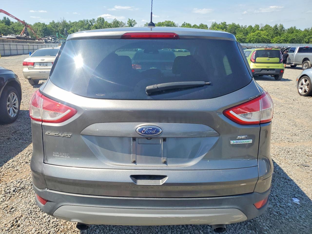 2014 Ford Escape Se Gray vin: 1FMCU0GX0EUC48474