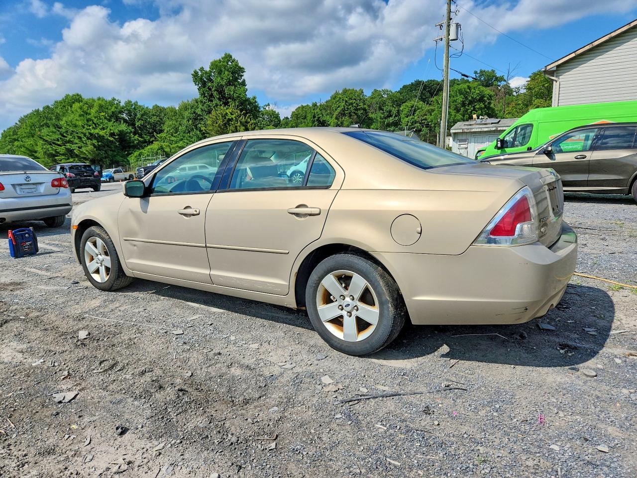 2007 Ford Fusion Se Beige vin: 3FAHP07167R208140