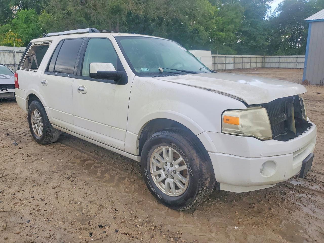 2014 Ford Expedition Limited White vin: 1FMJU1K55EEF01463