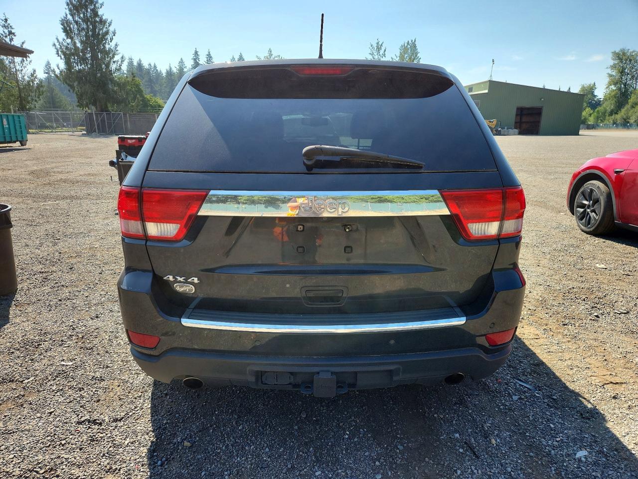 2012 Jeep Grand Cherokee Overland Black vin: 1C4RJFCT1CC148612