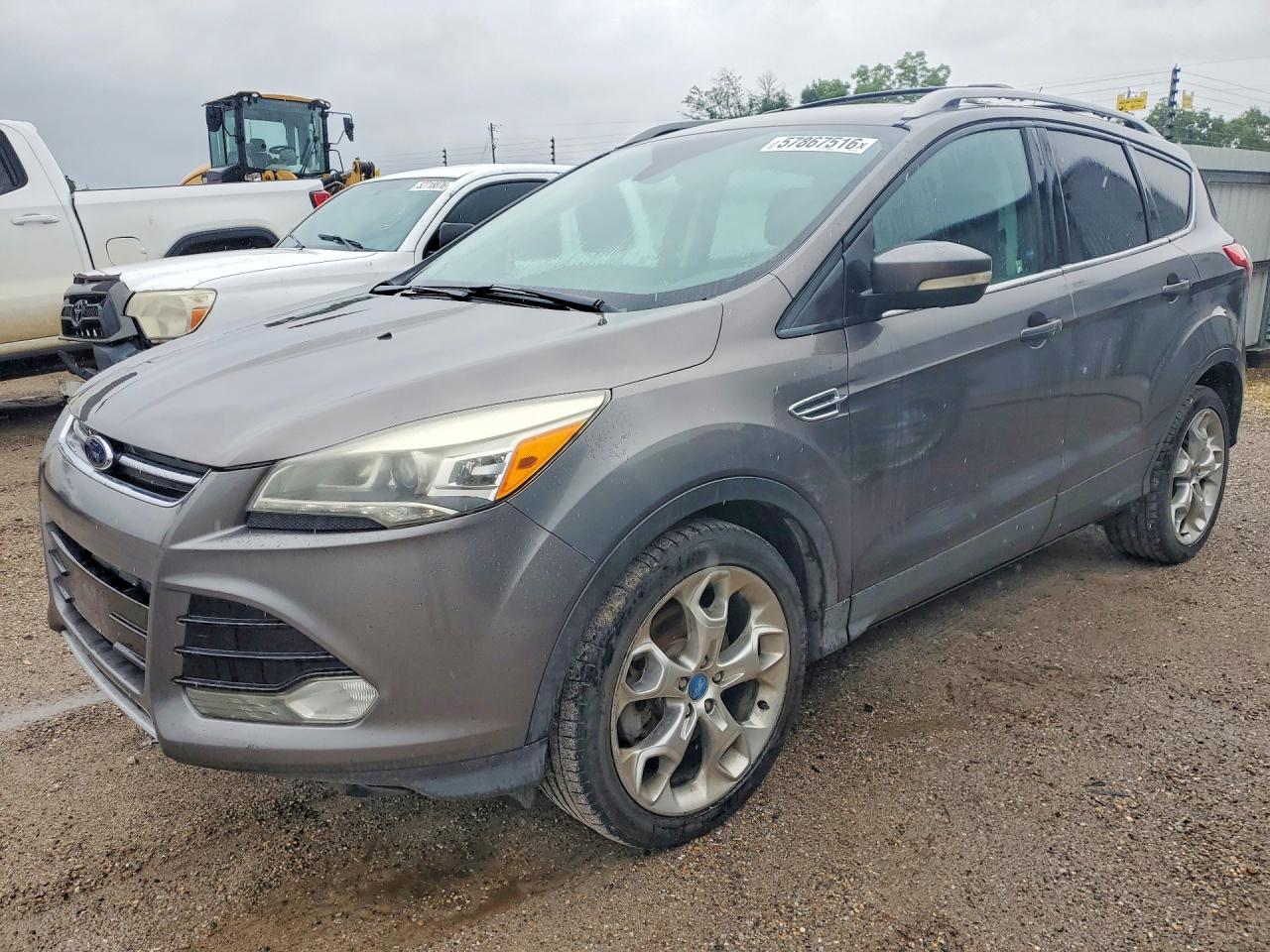 2013 Ford Escape Titanium Gray vin: 1FMCU0J91DUA70423