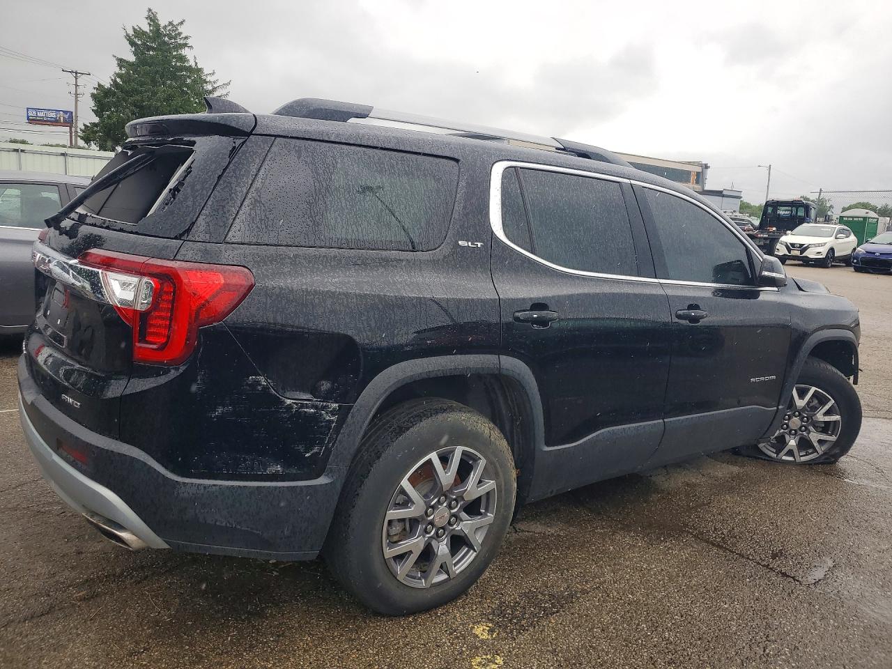 2021 Gmc Acadia Slt Черный vin: 1GKKNULS0MZ113595