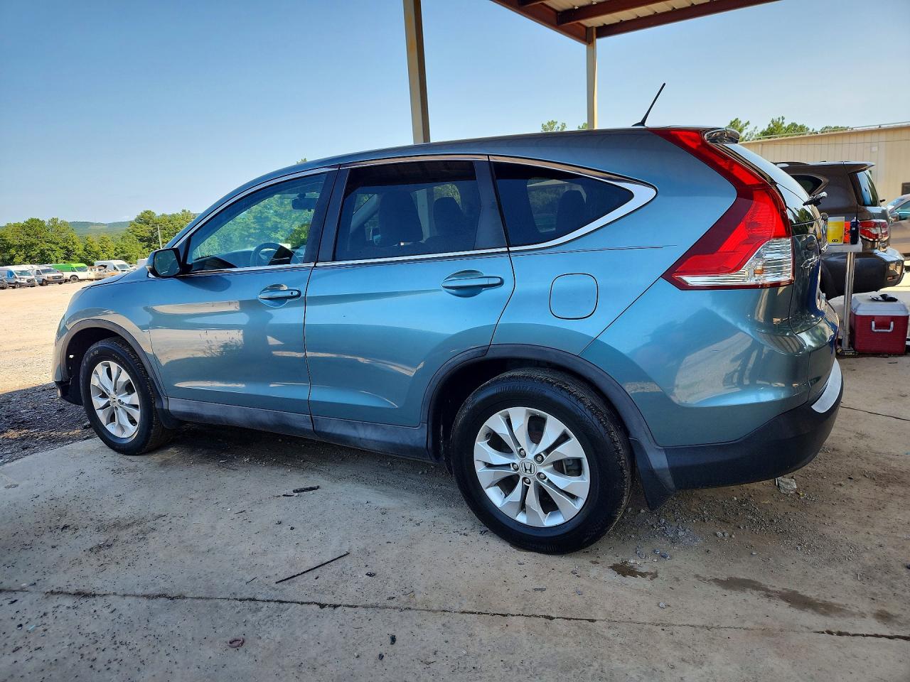 2014 Honda Cr-v Ex Синий vin: 2HKRM3H52EH542613