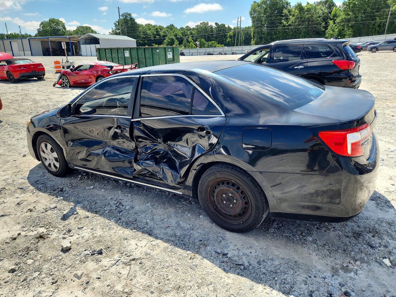 2012 Toyota Camry Le Black vin: 4T1BF1FK2CU055435