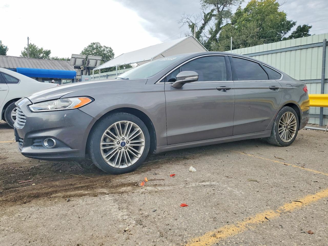 2013 Ford Fusion Se Gray vin: 3FA6P0HR1DR370281